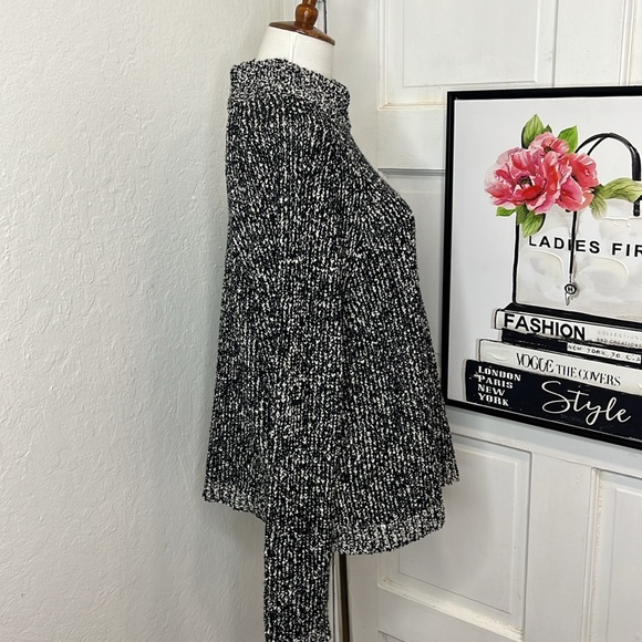 Eileen Fisher BNW Peruvian Organic Cotton Funnel Neck Sweater Size M - Picture 4 of 9